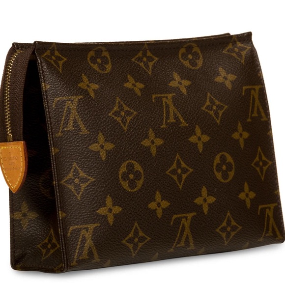 Louis Vuitton Dark Brown Monogram Toiletry Bag - Picture 1 of 11